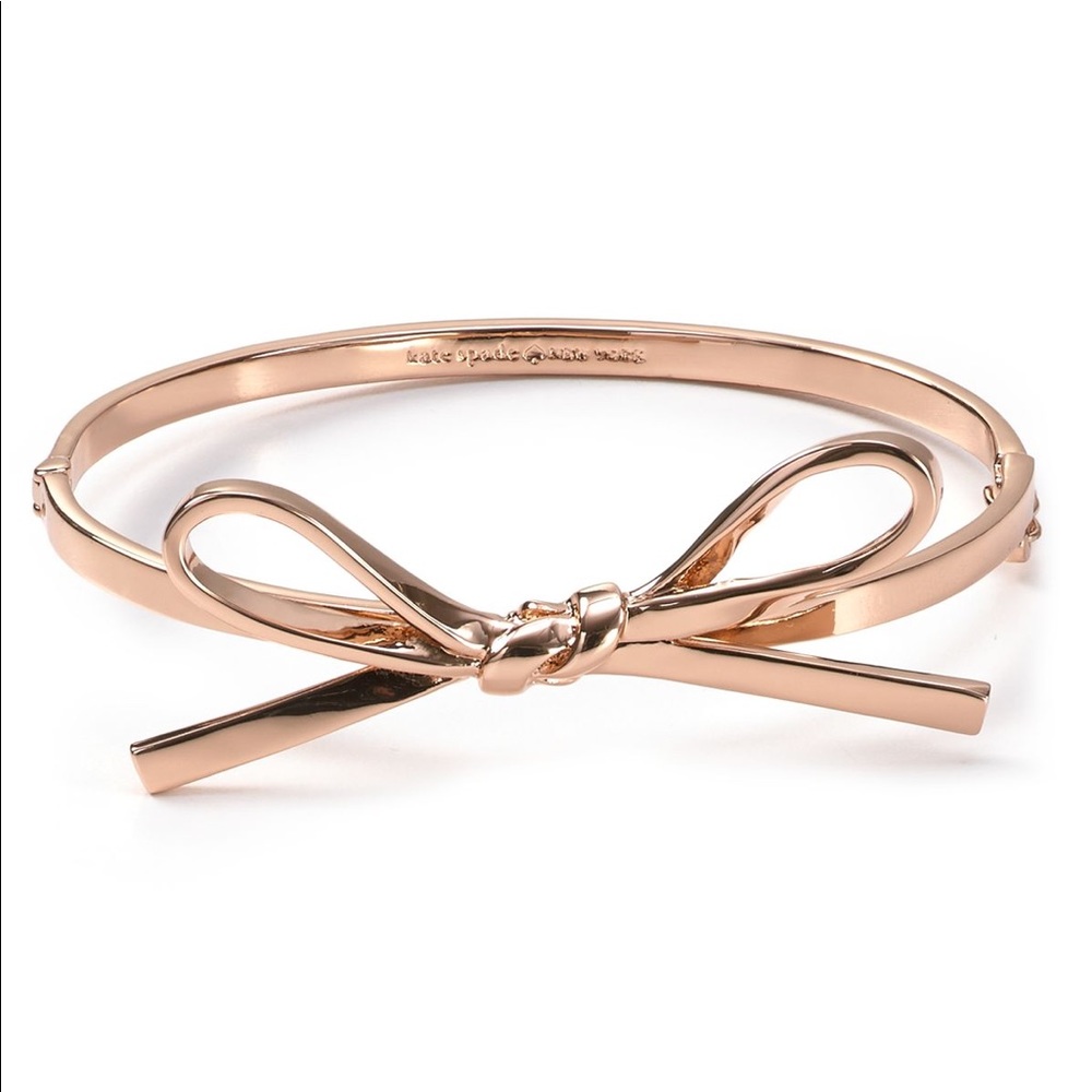 Kate Spade Rose Gold Mini Bow Bangle